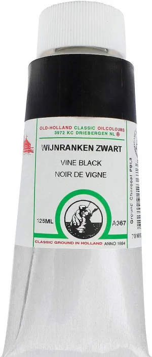 Classic Oil Color - Vine Black, 125 ml tube