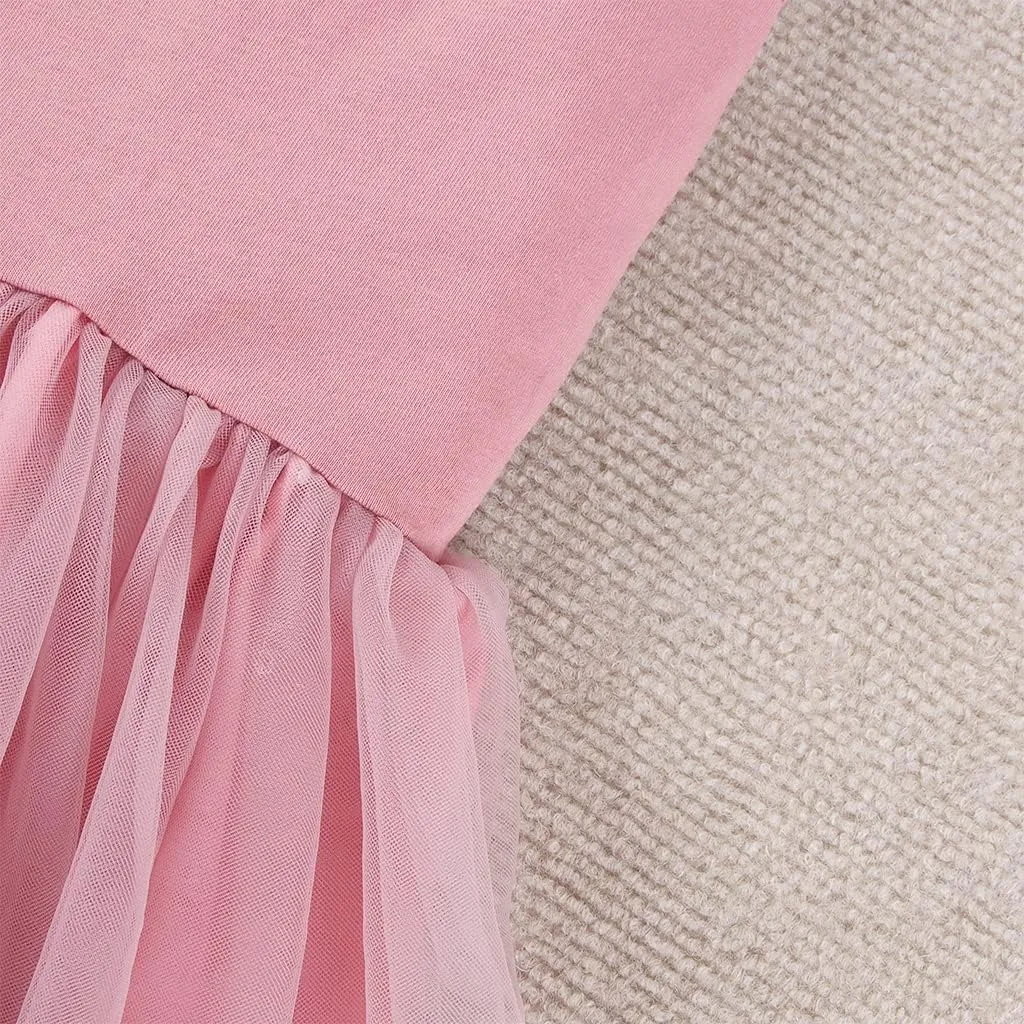 CM C&M WODRO Toddler Baby Girl Halter Tutu Dress Kid Summer Sleeveless Tulle Sundress Playwear Cute Princess Birthday Dress