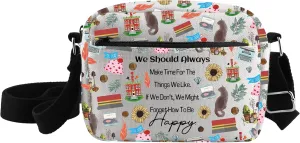 CMNIM The House In The Cerule-n Sea Gifts Cerule-n Sea Book Inspired Crossbody Purses Fantasy Novel Bag for Book Lover Gifts