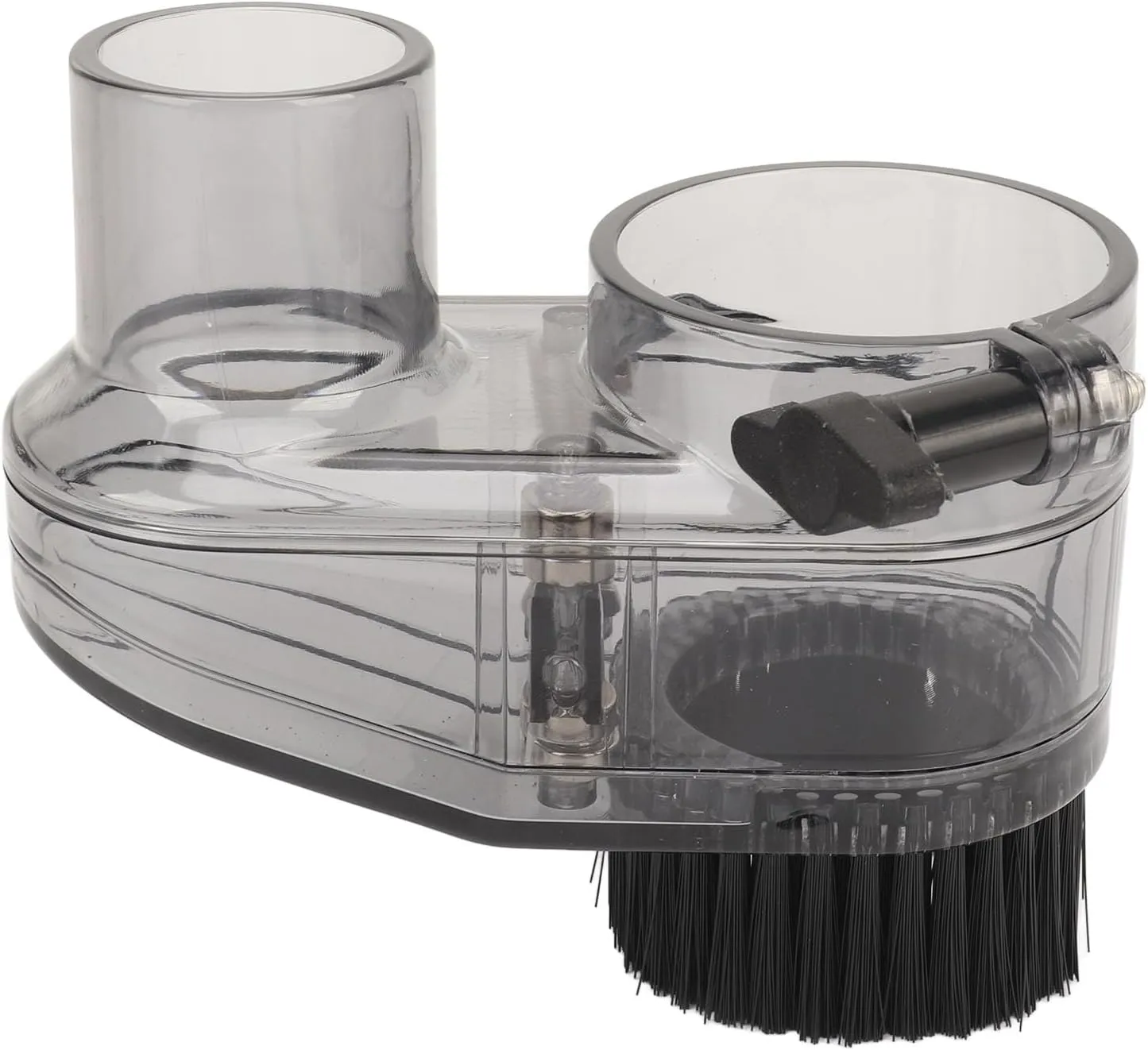 CNC Router Dust Shoe, 52mm Diameter Clear CNC Dust Boot with 38mm Hose Diameter, for 52mm Diameter Spindle Motors