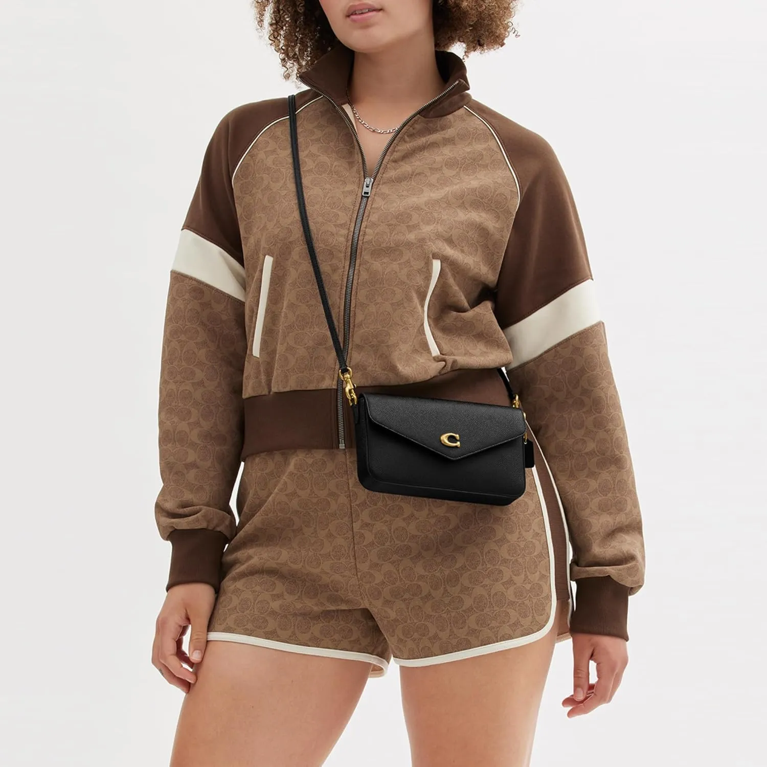 Coach Women's Crossgrain Leather Wyn Crossbody