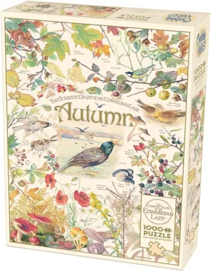 Cobble Hill 1000 Piece Puzzle - Country Diary: Autumn - Sample Poster Included