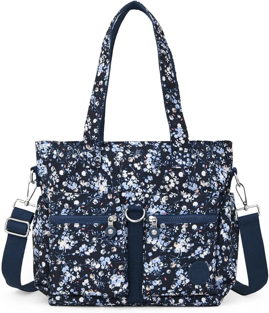 Collsants Tote Bag for Women Nylon Purse and Handbags Tote Purse Crossbody Bag Messenger Bag