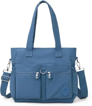 Collsants Tote Bag for Women Nylon Purse and Handbags Tote Purse Crossbody Bag Messenger Bag
