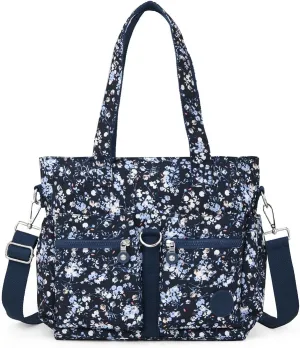 Collsants Tote Bag for Women Nylon Purse and Handbags Tote Purse Crossbody Bag Messenger Bag