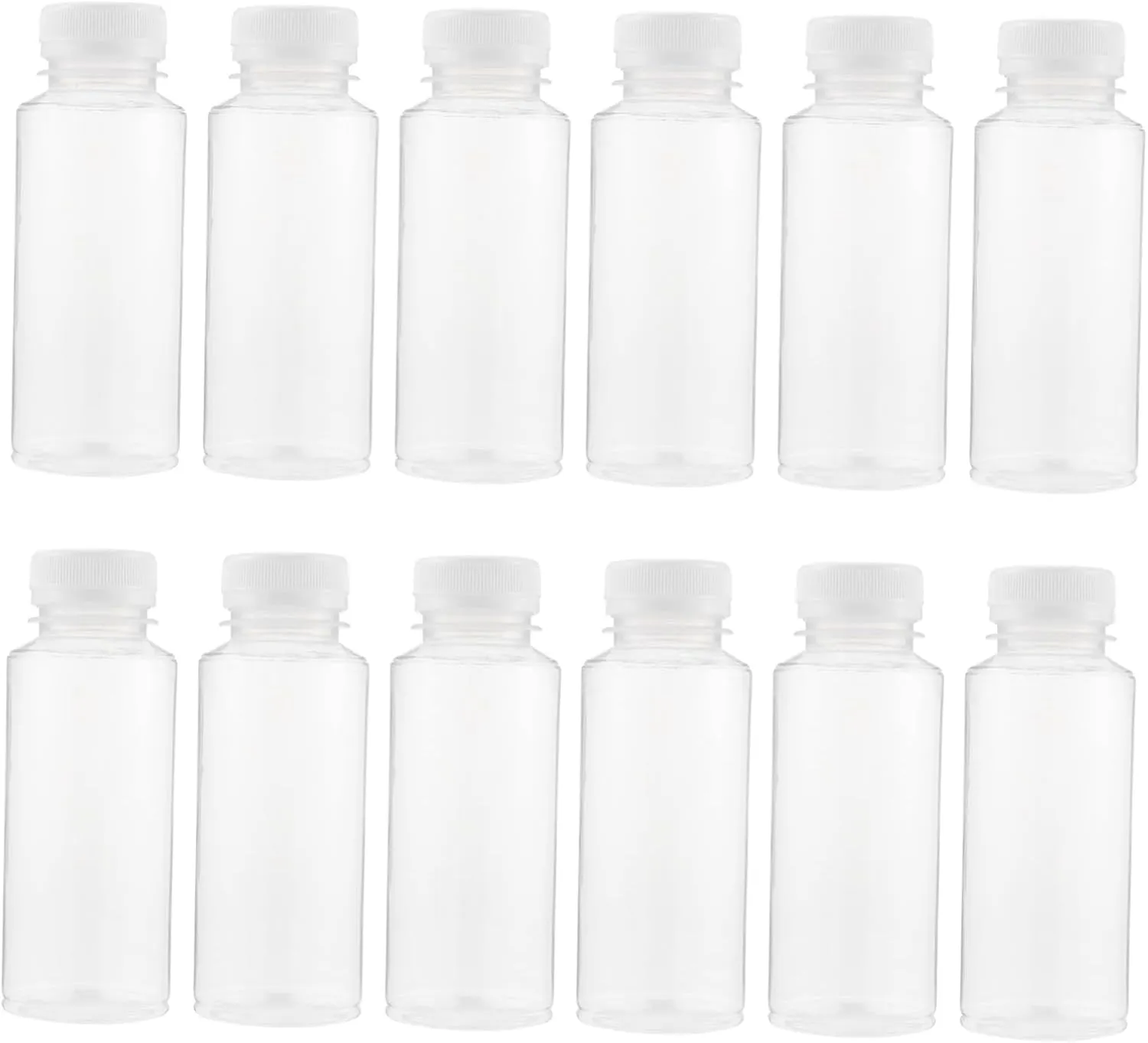 Colorless Odorless 250ml Heatproof Milk Bottles 12 Pcs/bag Leakproof Storage for Milk Juice Water Safe Drinking