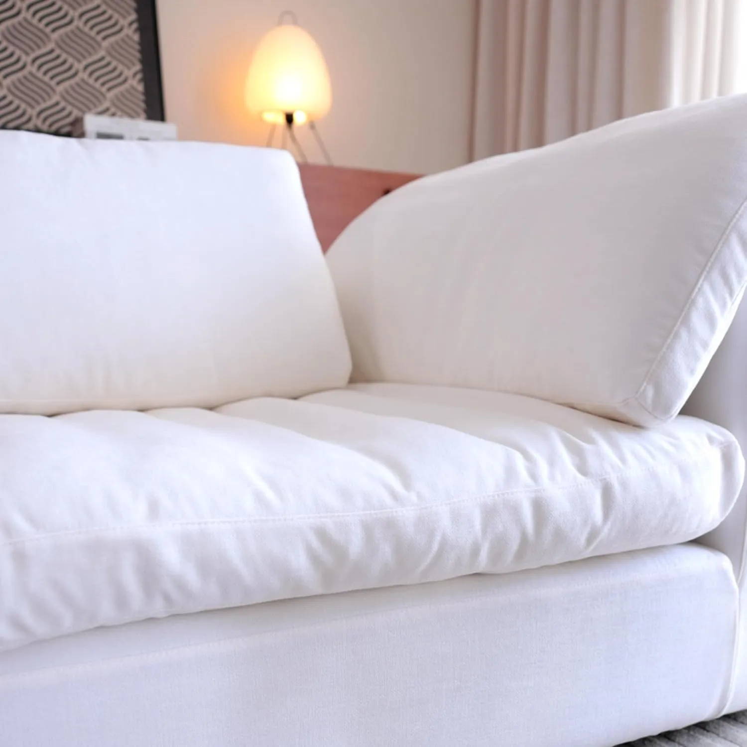 Comfy Sectional Cloud Couch Doop, 160" L Shaped Sectional Modular Couch, Minimalist White Couches for Living Room, Down Filled Deep Seat Sofa, 4 Seater with 1 Storage Convertible Ottoman