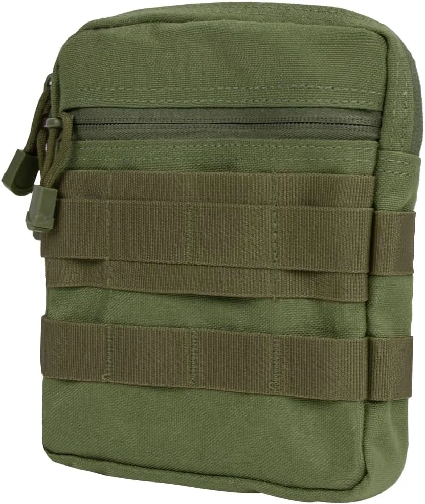 Condor General Purpose Pouch Olive Drab, 6 1/4" W x 7 1/4" H x 1 1/2" D