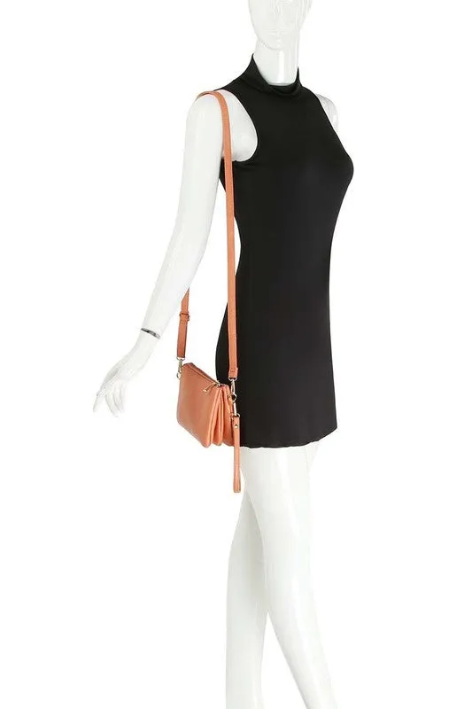 CONVERTABLE CLUTCH CROSSBODY BAG