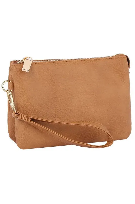 CONVERTABLE CLUTCH CROSSBODY BAG