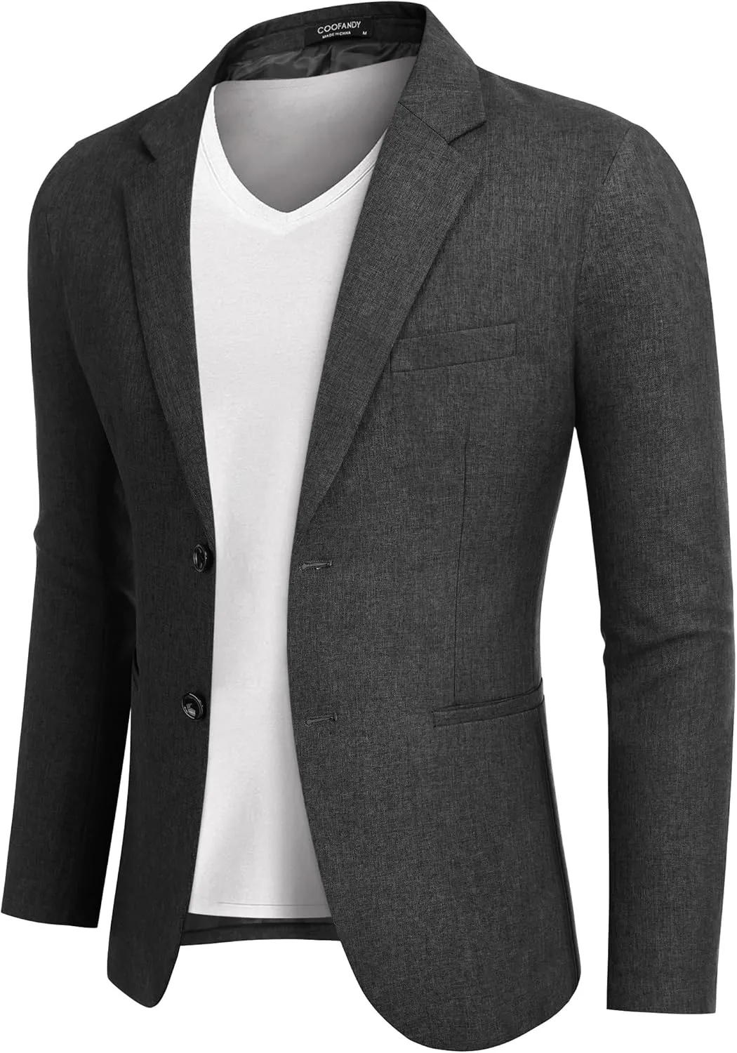 COOFANDY Men's Blazer Casual Slim Fit Sport Coats Two Button Lightweight Suit Jacket