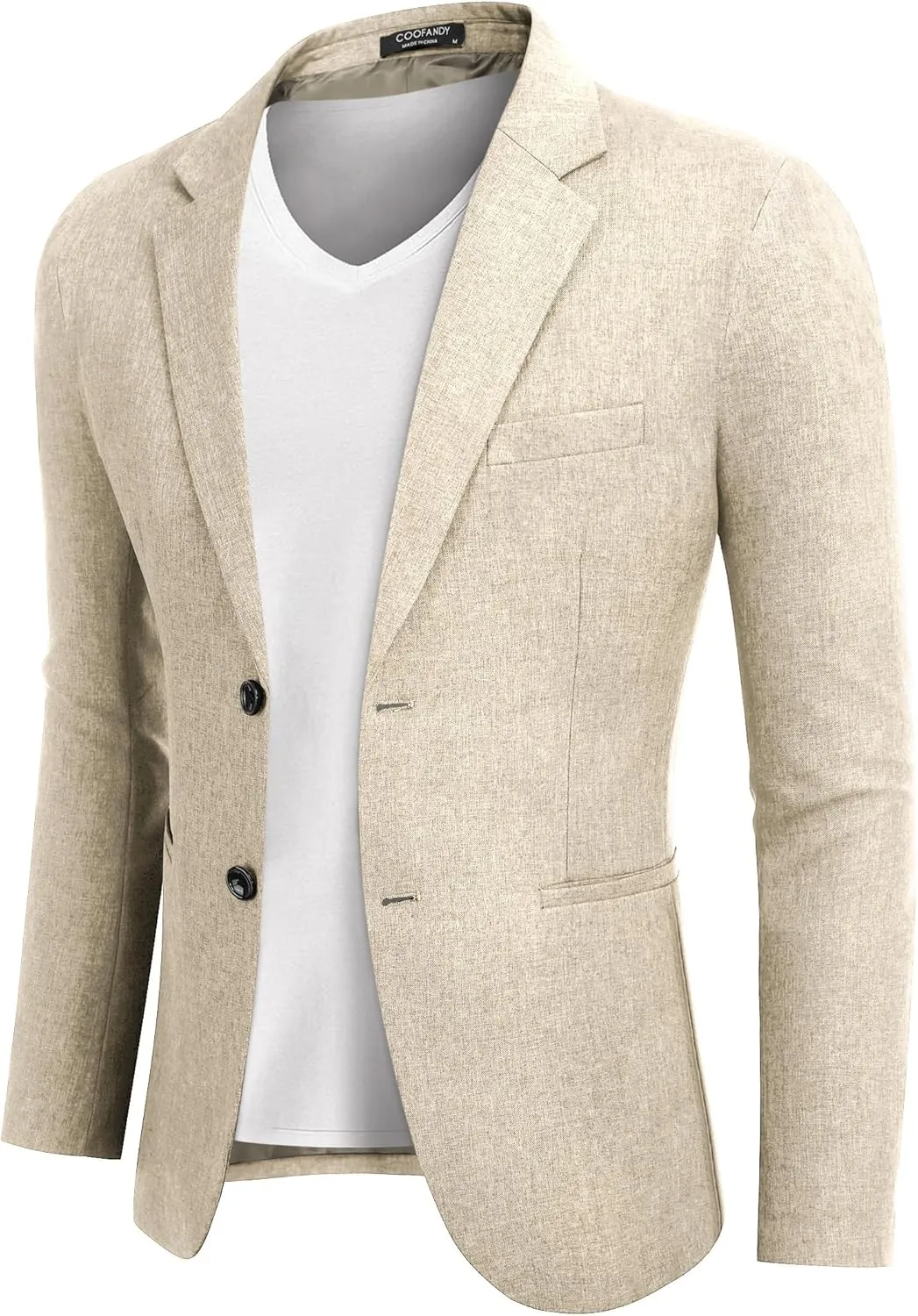 COOFANDY Men's Blazer Casual Slim Fit Sport Coats Two Button Lightweight Suit Jacket