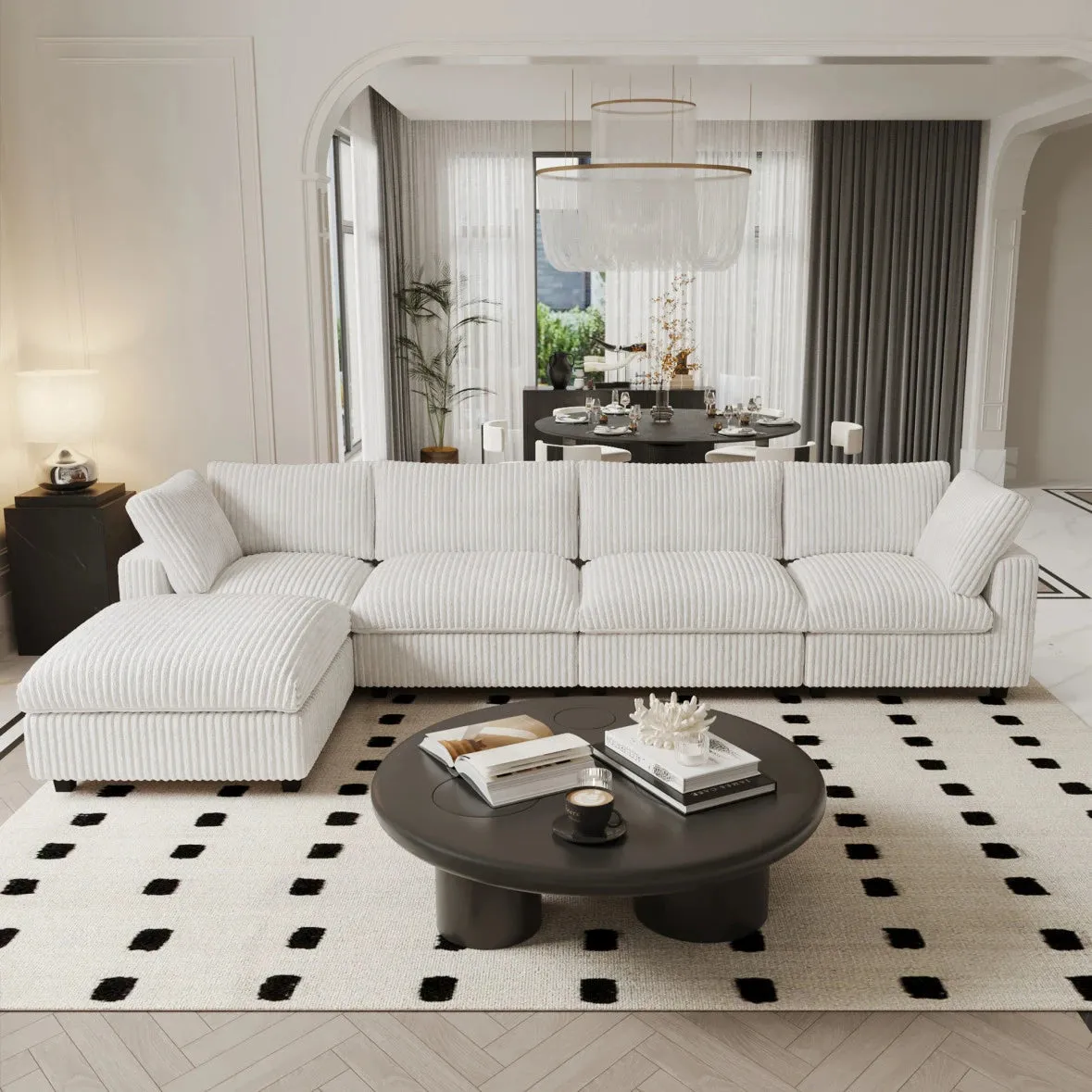 Corduroy Halo Sofa