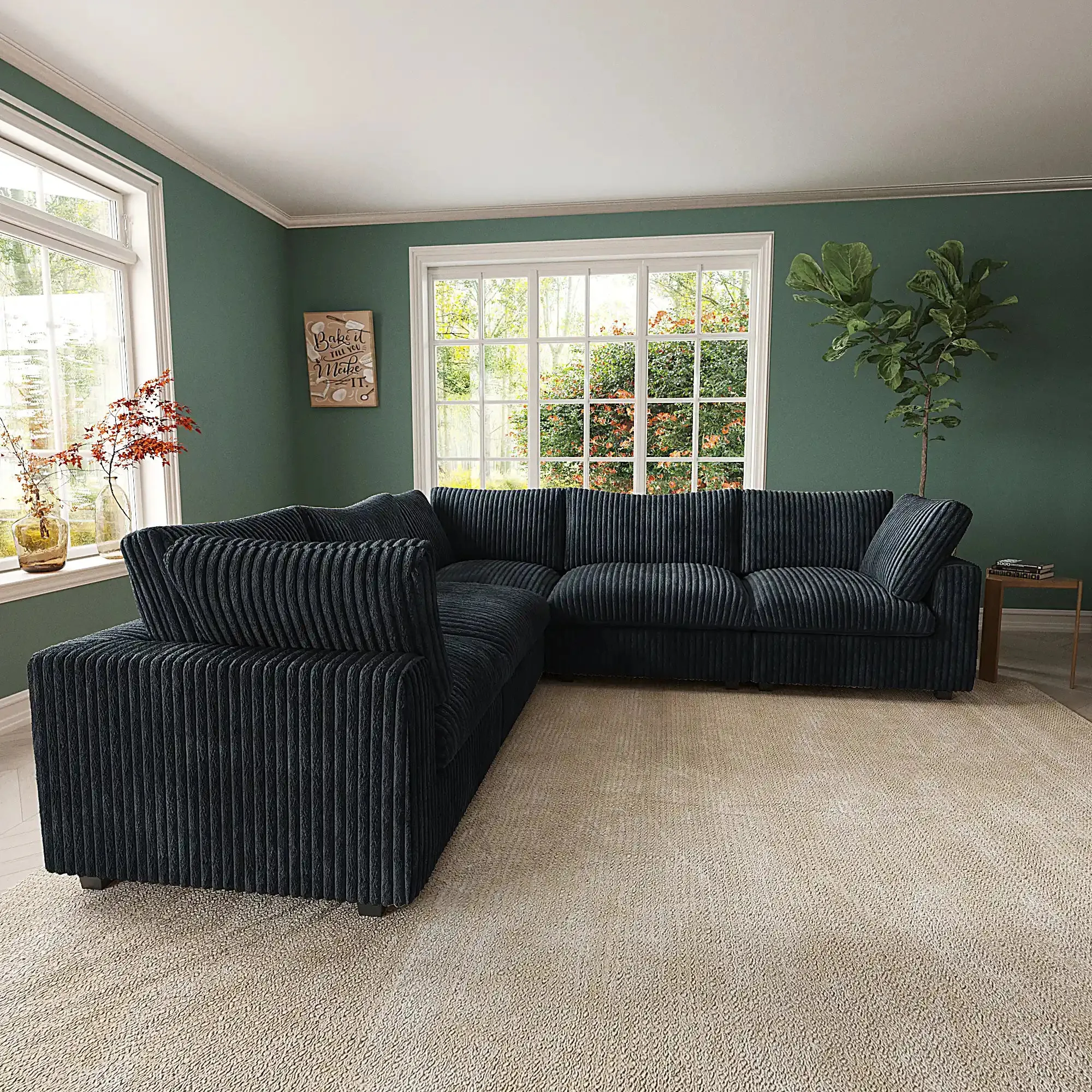 Corduroy Halo Sofa