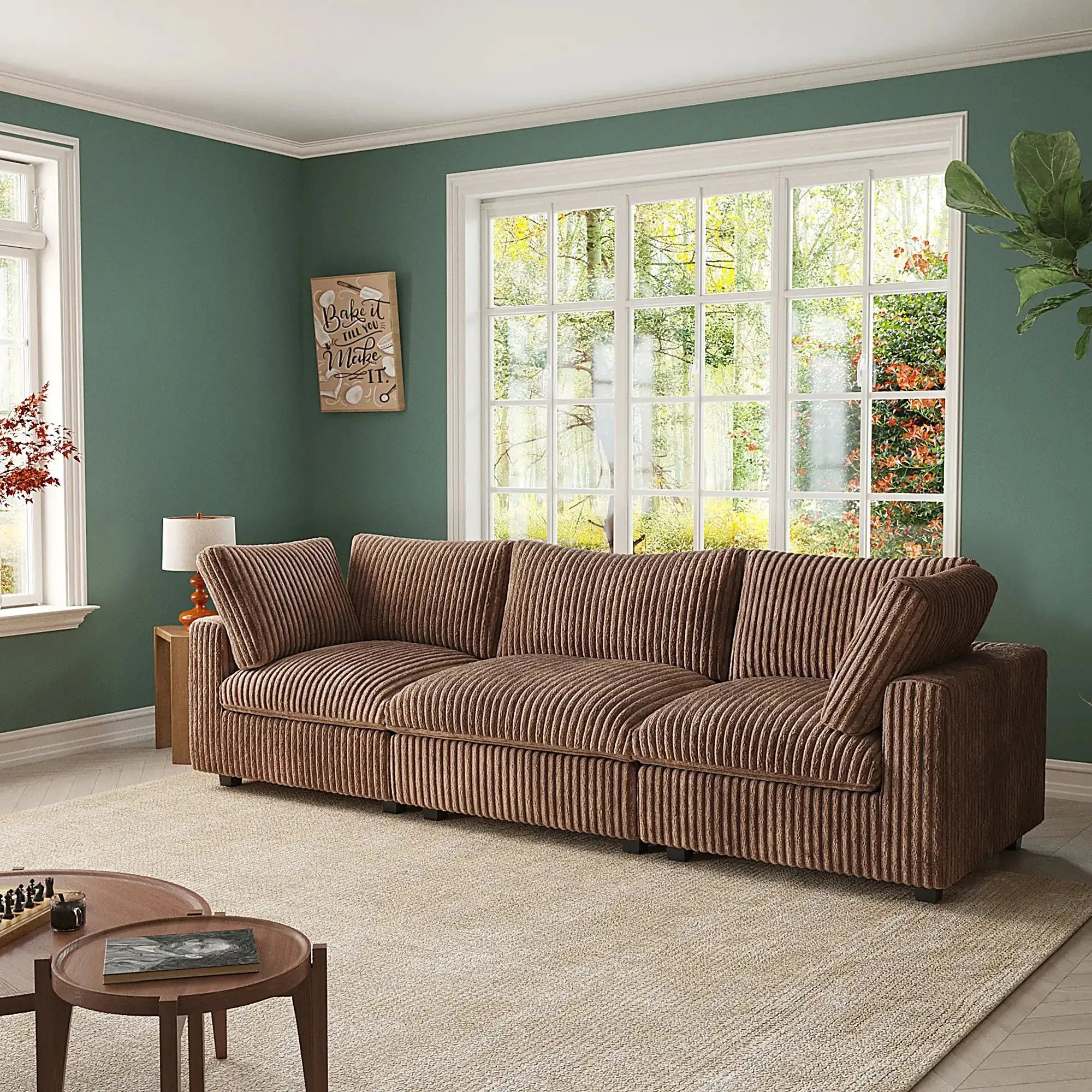 Corduroy Halo Sofa