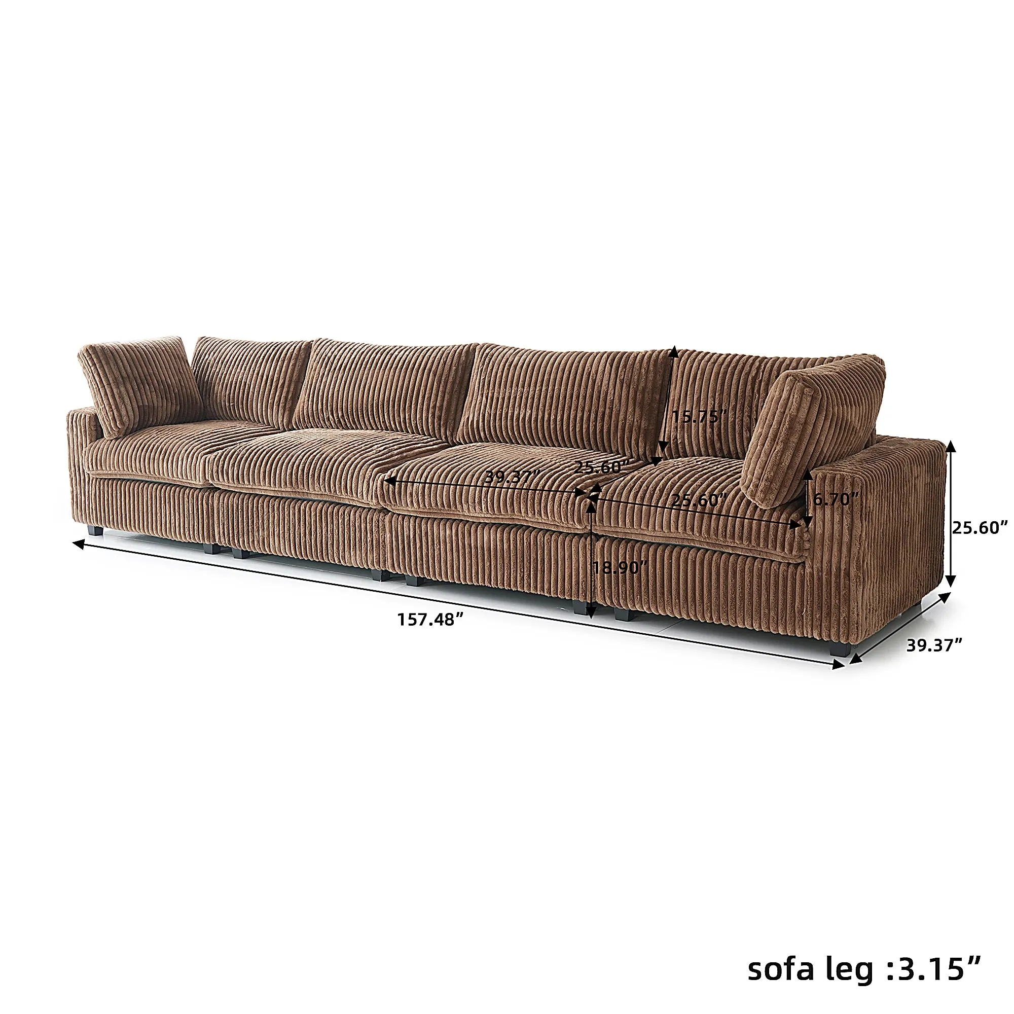 Corduroy Halo Sofa