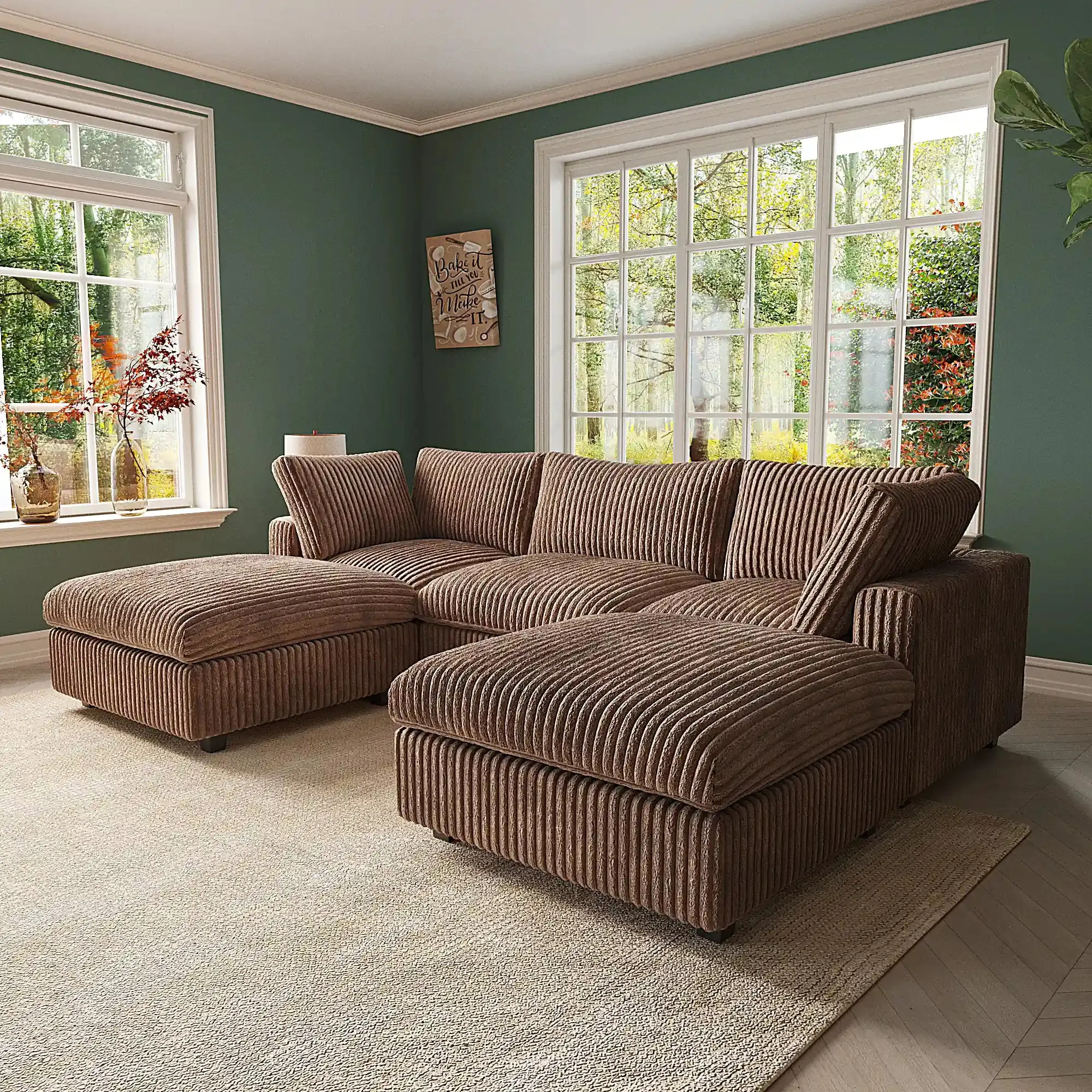 Corduroy Halo Sofa