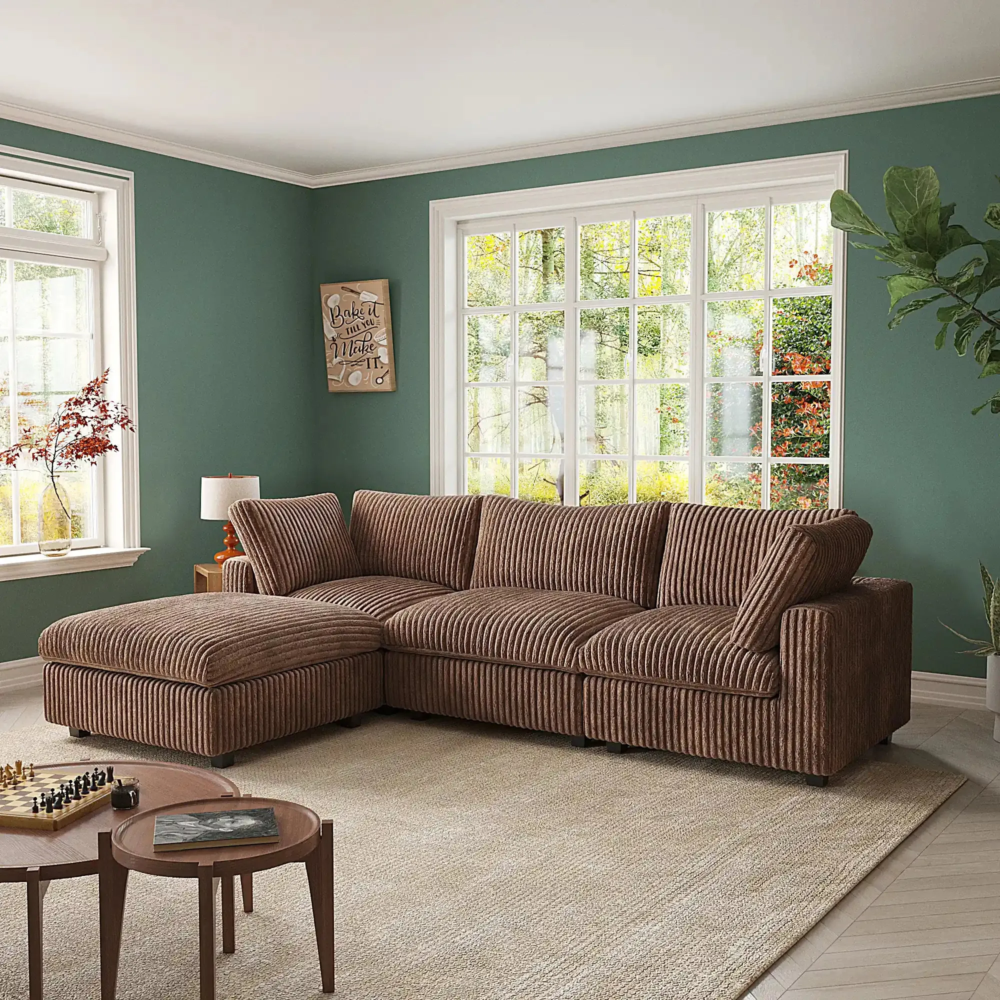 Corduroy Halo Sofa