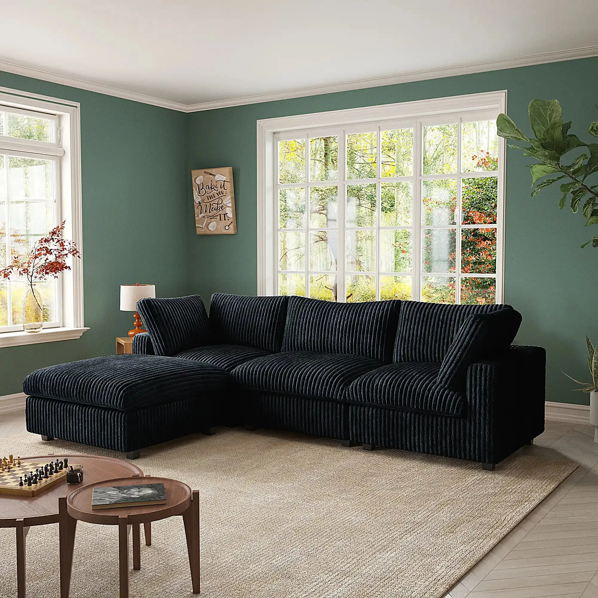 Corduroy Halo Sofa