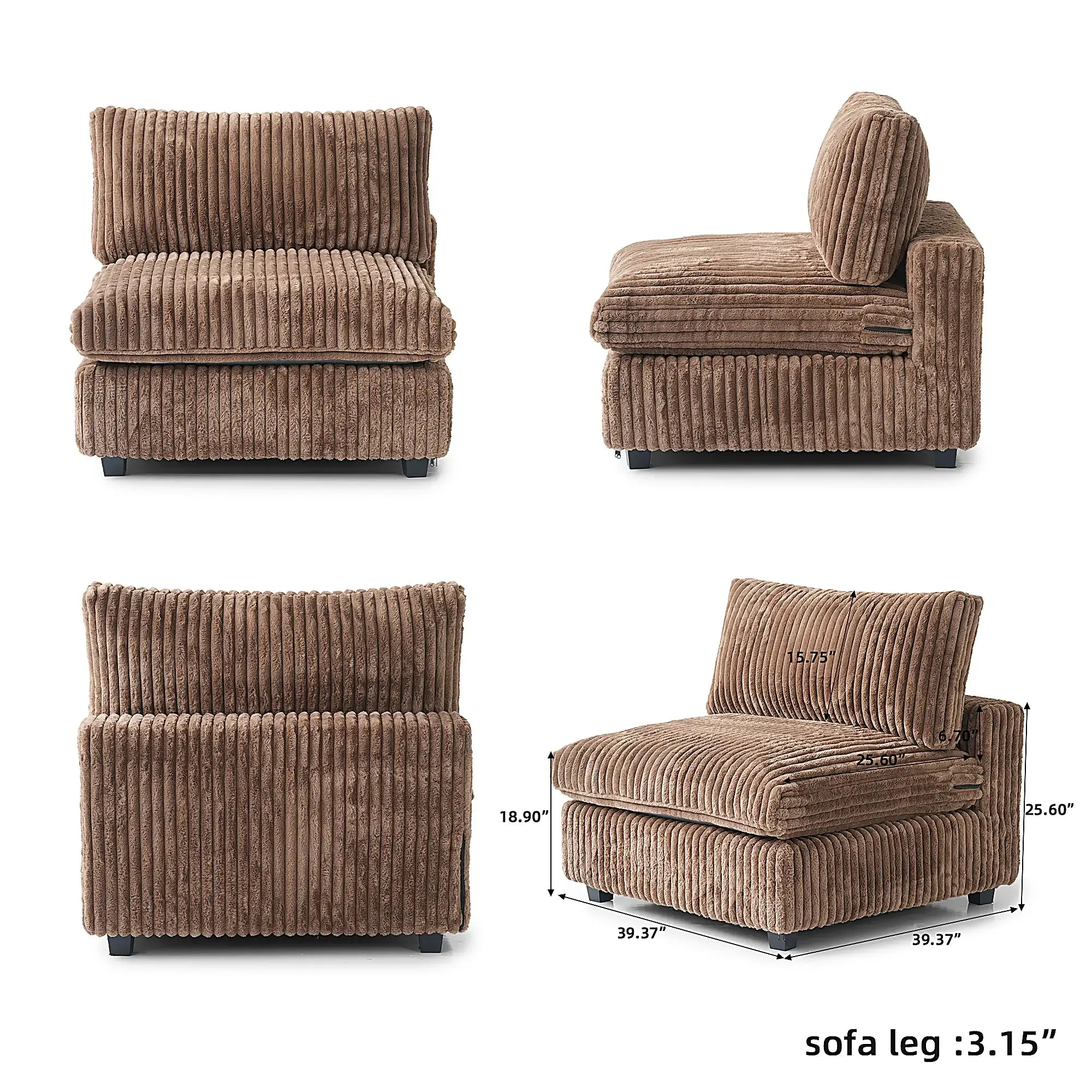 Corduroy Halo Sofa