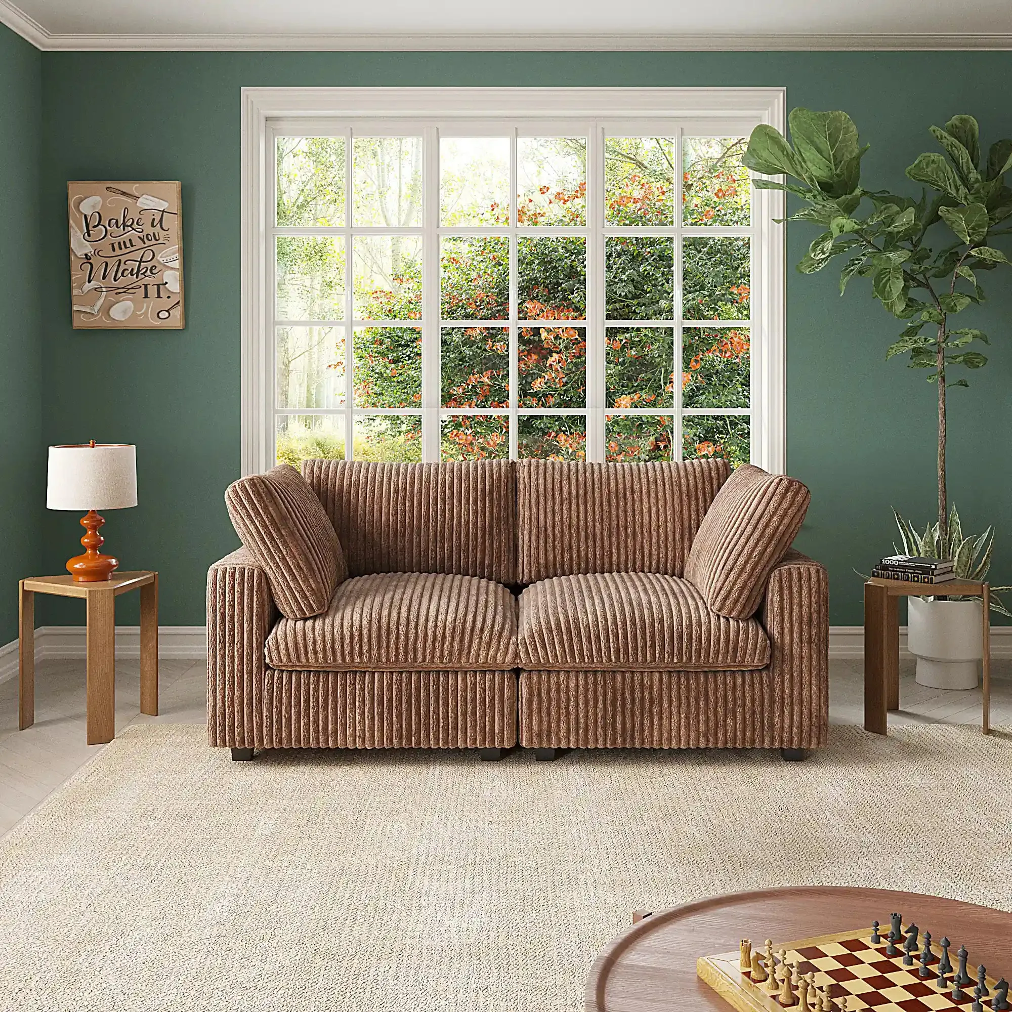 Corduroy Halo Sofa