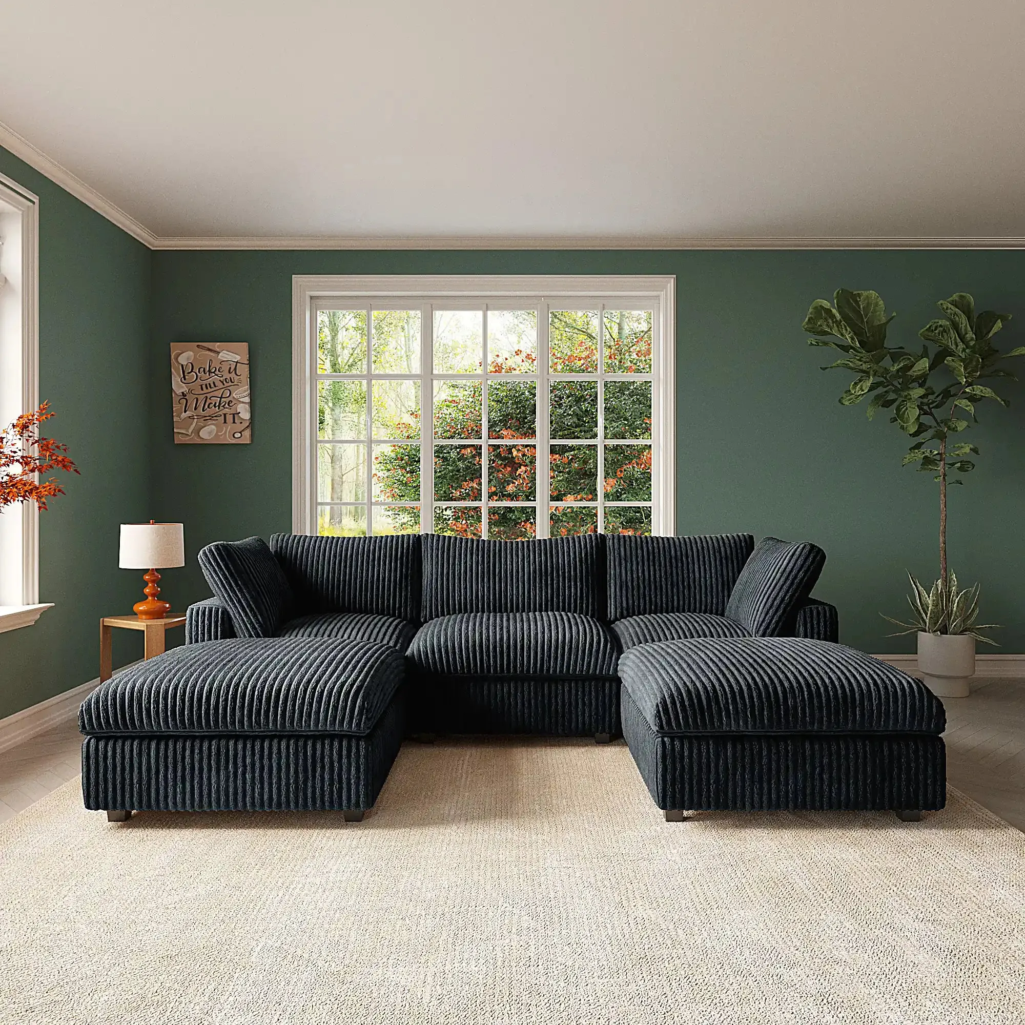 Corduroy Halo Sofa