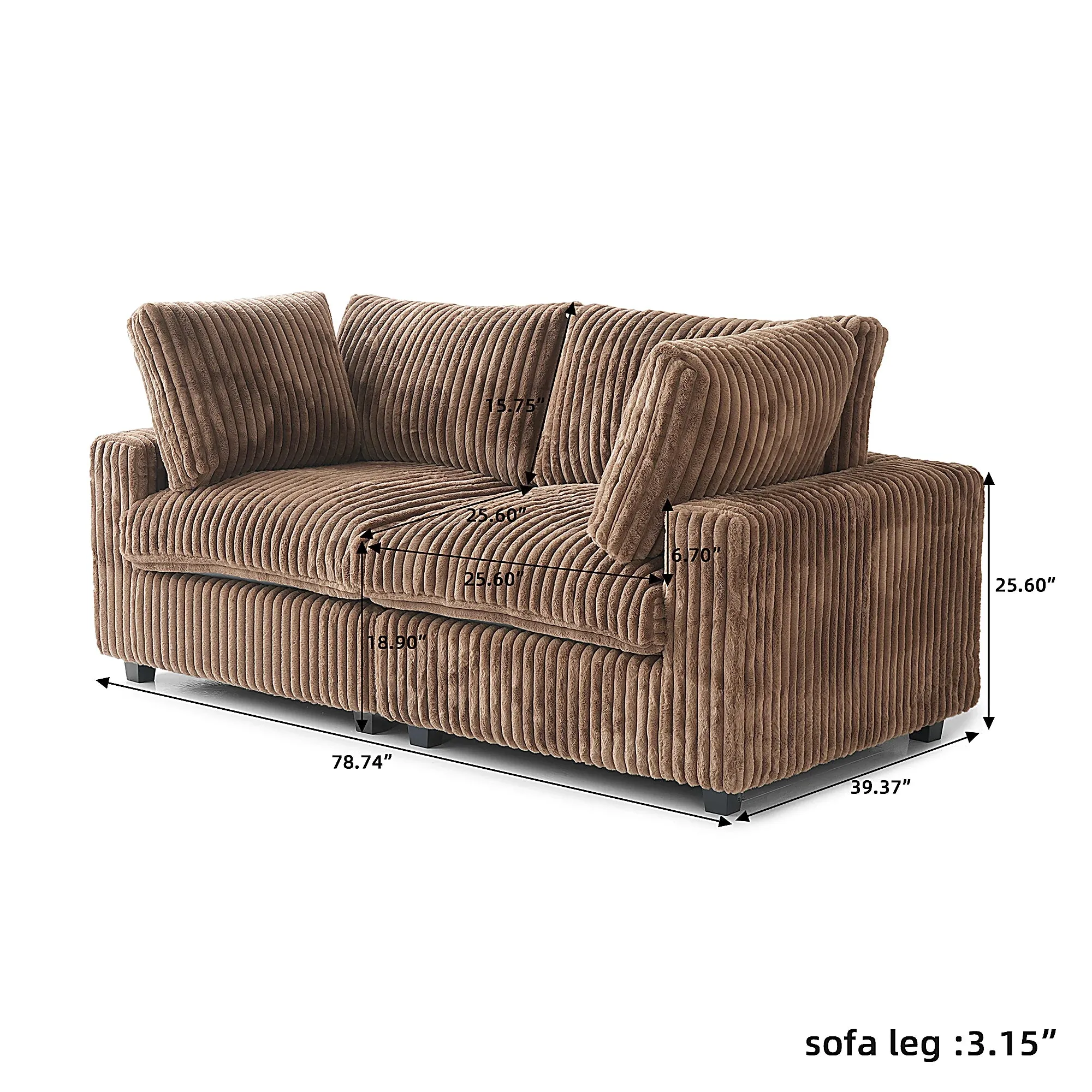 Corduroy Halo Sofa