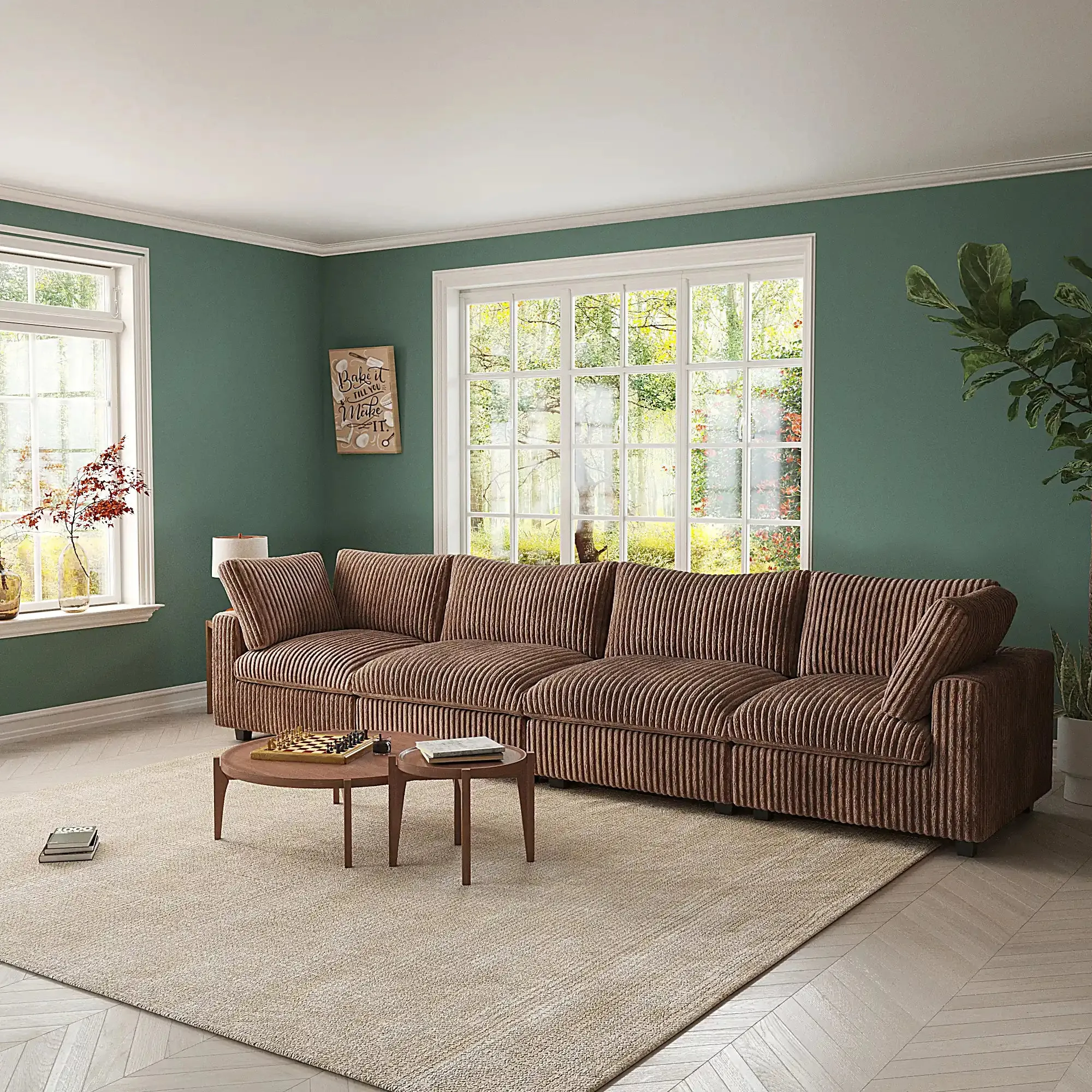 Corduroy Halo Sofa