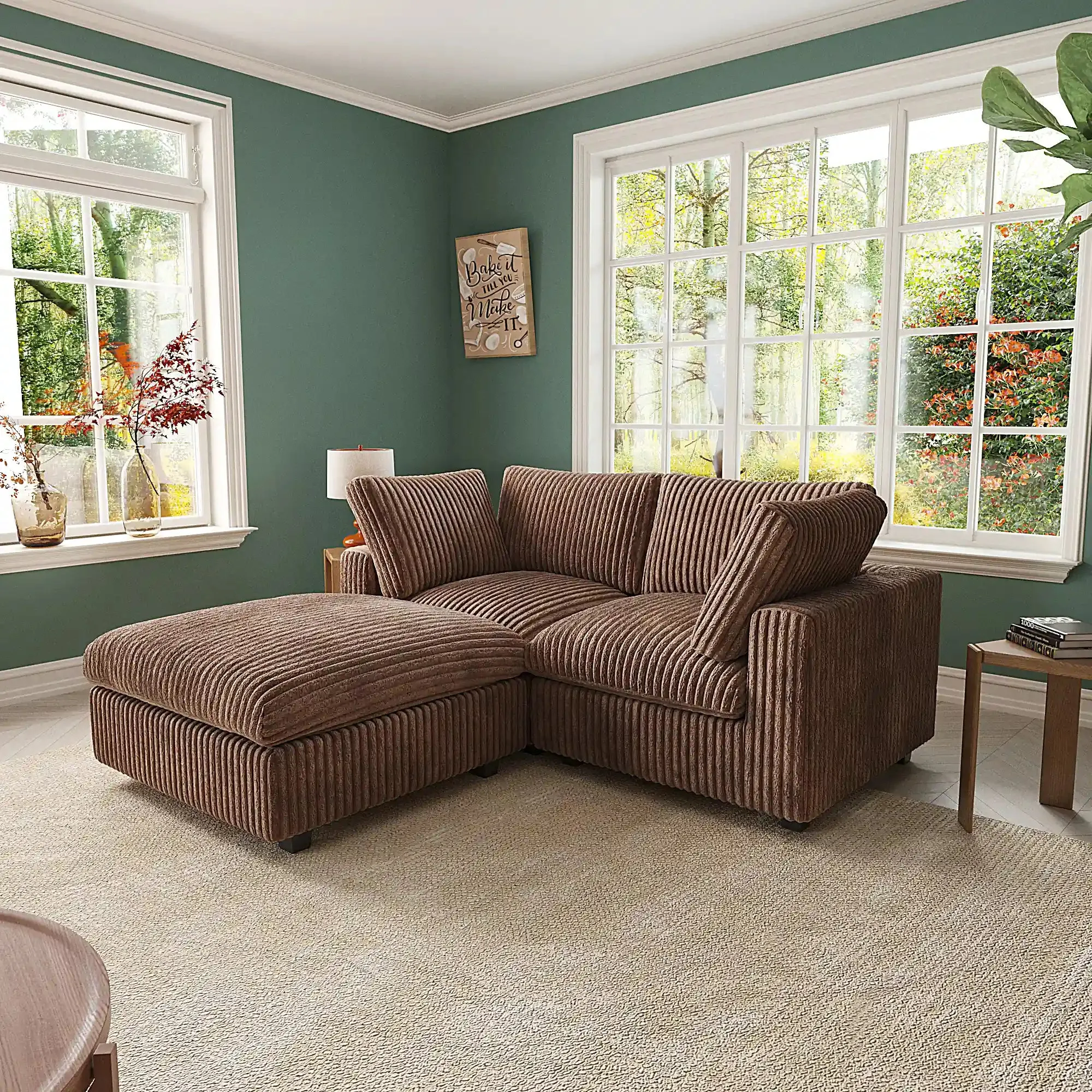 Corduroy Halo Sofa