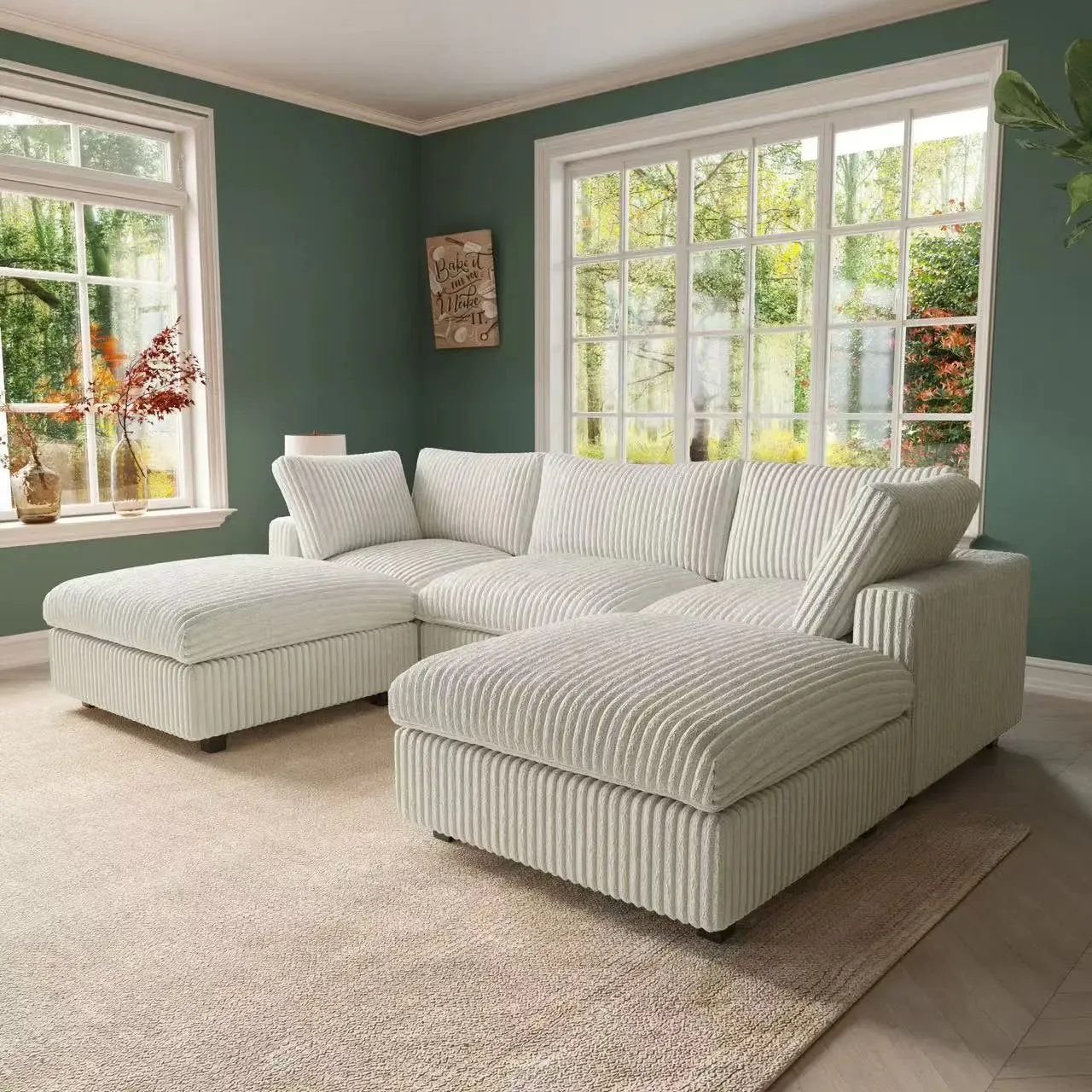 Corduroy Halo Sofa