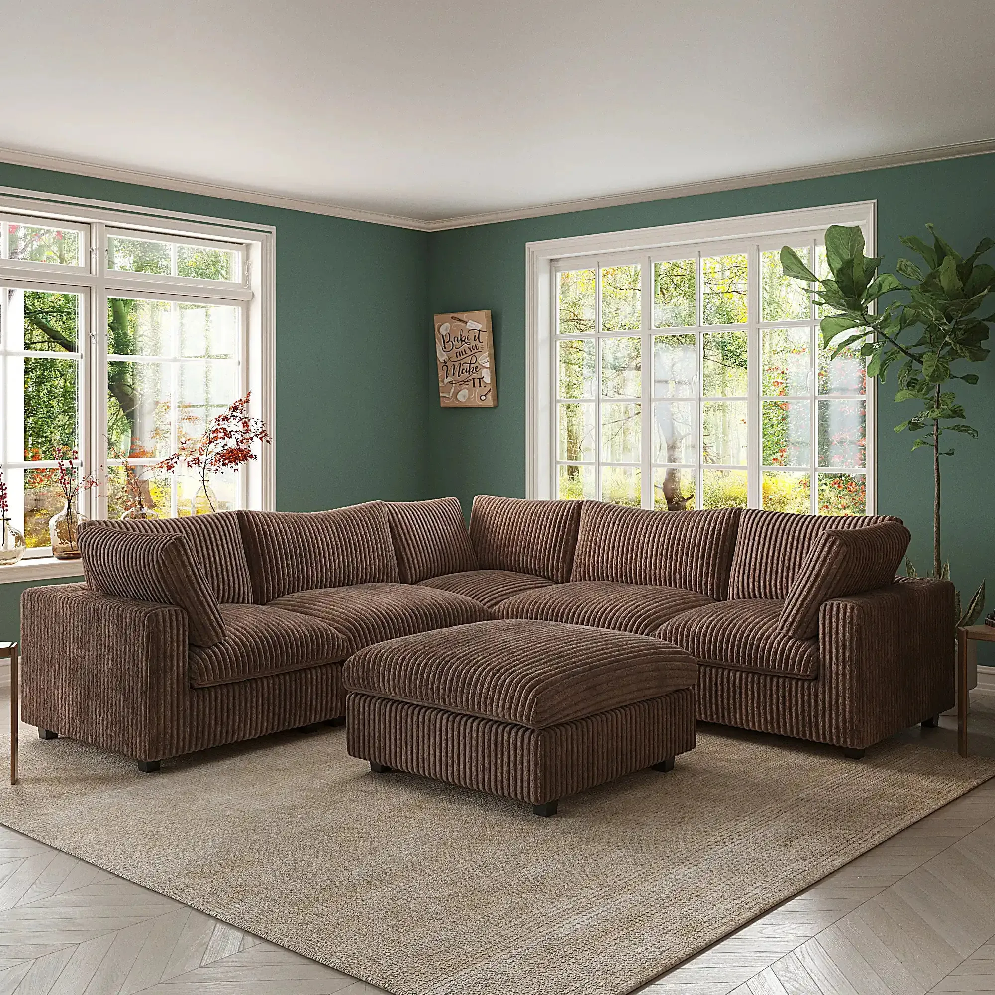 Corduroy Halo Sofa