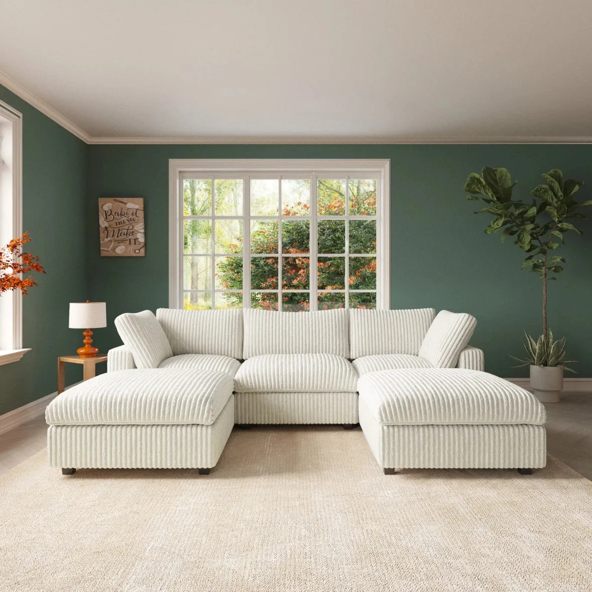 Corduroy Halo Sofa