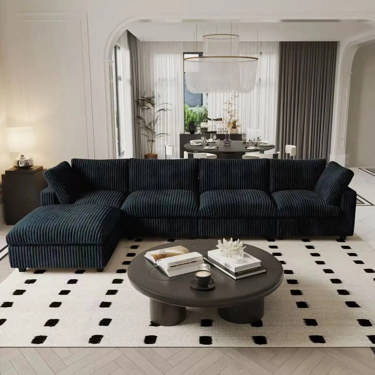 Corduroy Halo Sofa