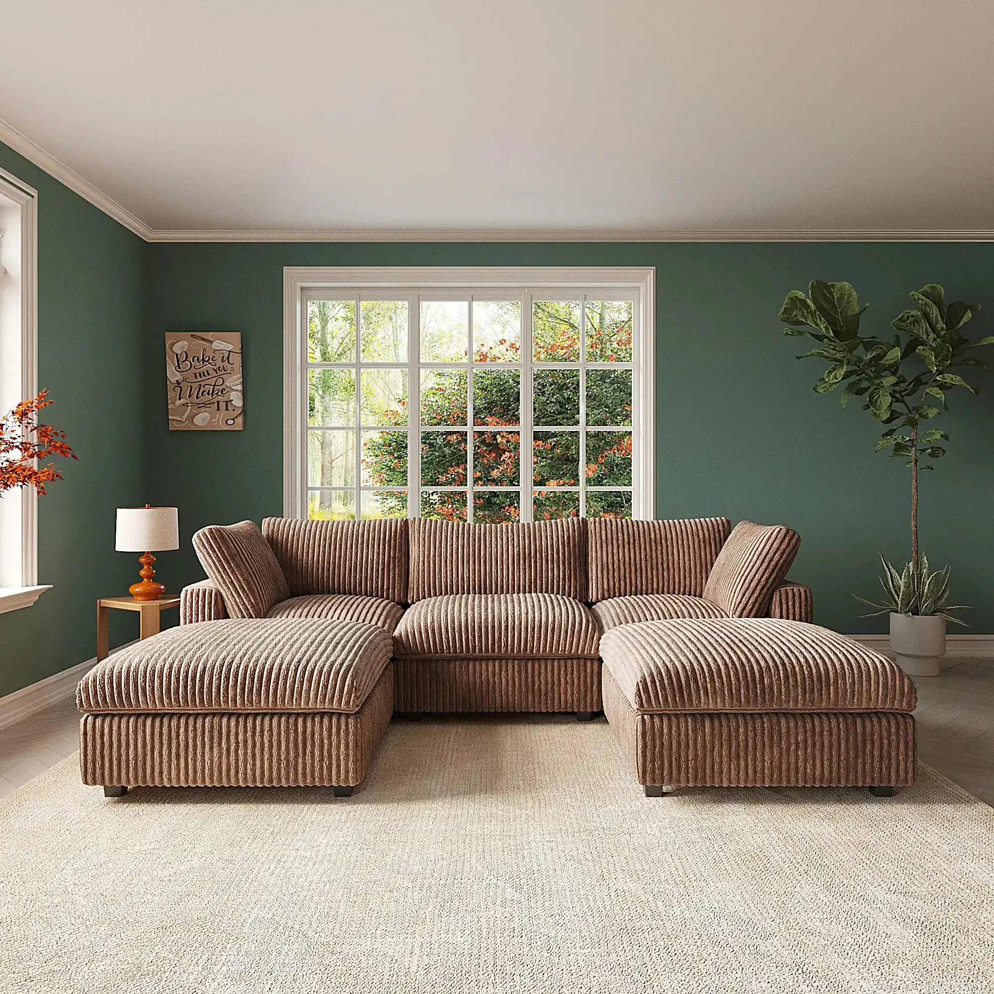 Corduroy Halo Sofa