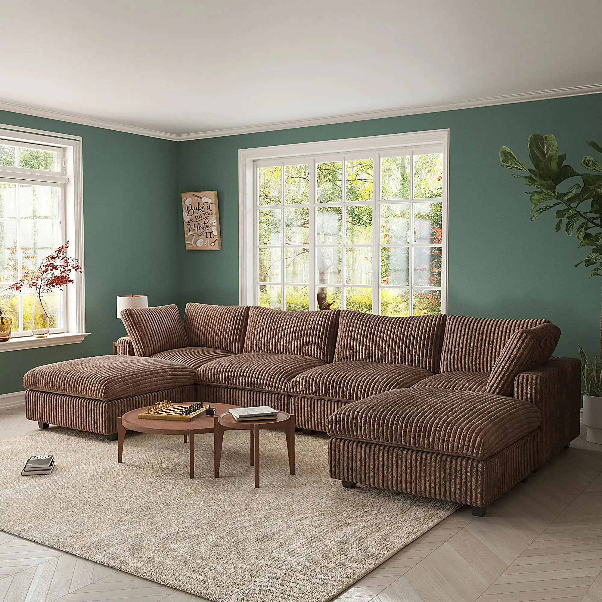 Corduroy Halo Sofa