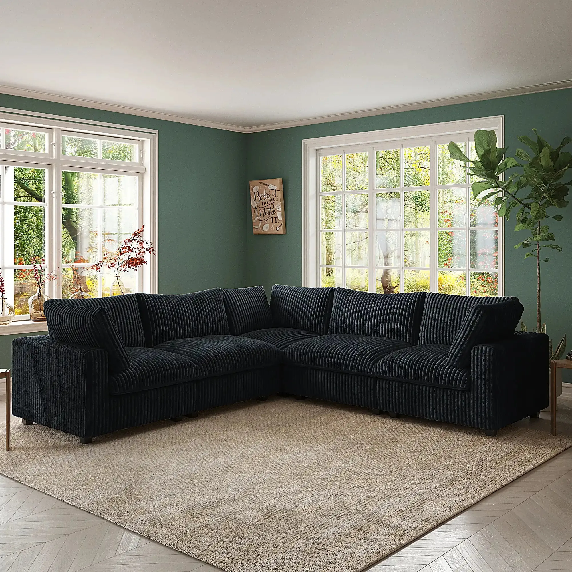 Corduroy Halo Sofa
