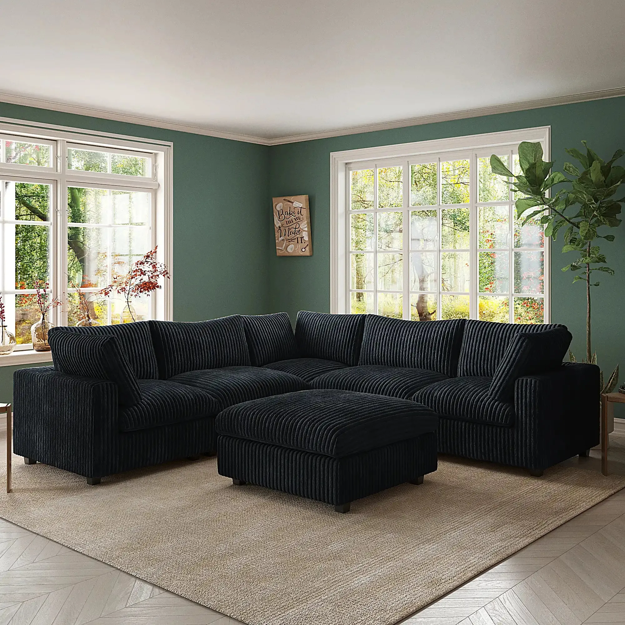 Corduroy Halo Sofa