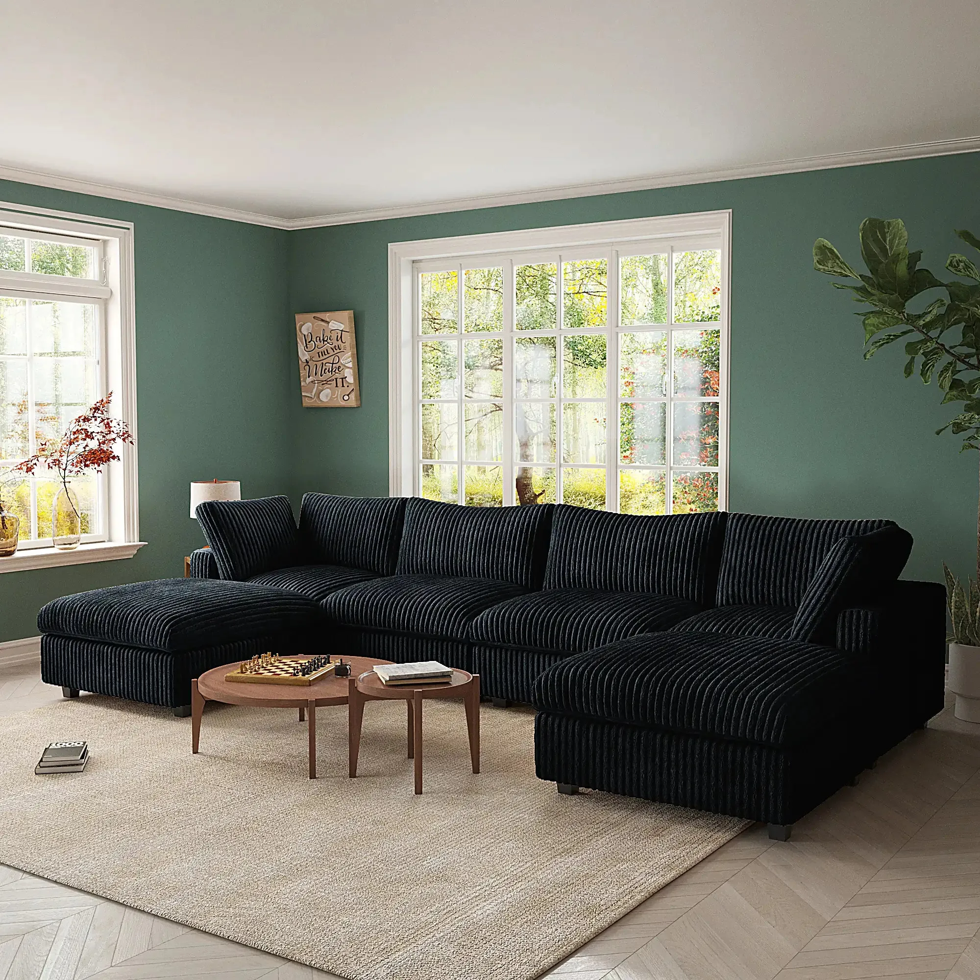 Corduroy Halo Sofa