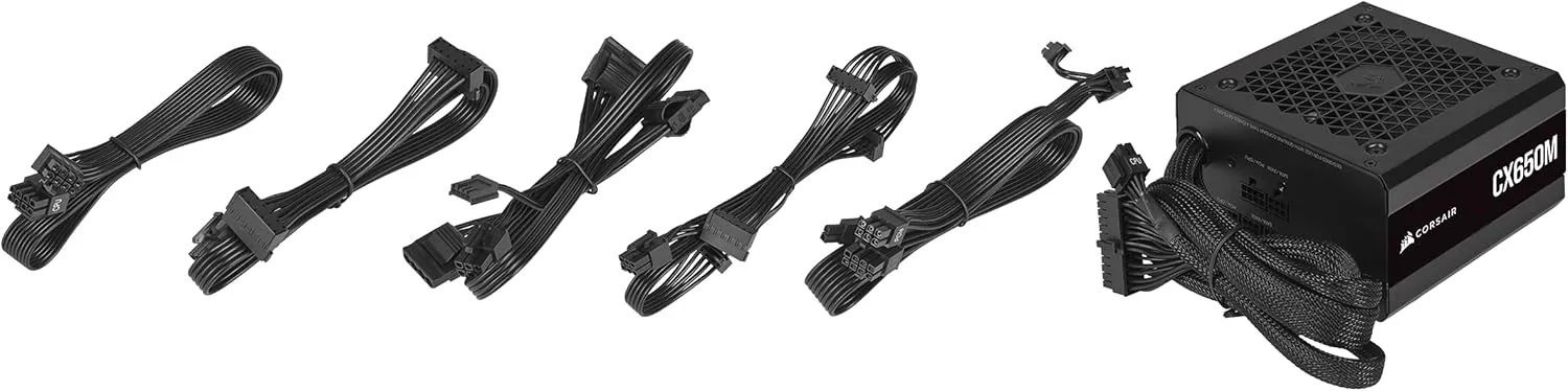 Corsair CX-M Series, CX650M, Modular Power Supply, 80 Plus Bronze