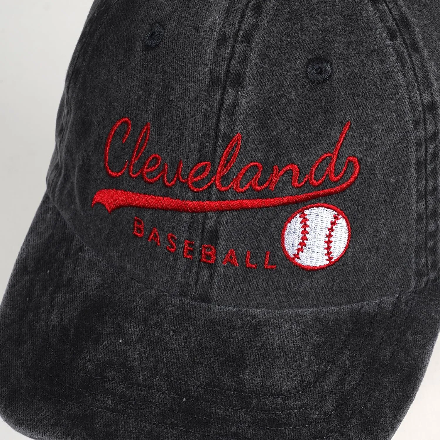 Cotton Baseball Hat Adjustable City Embroidered Unisex Cap for Men Women