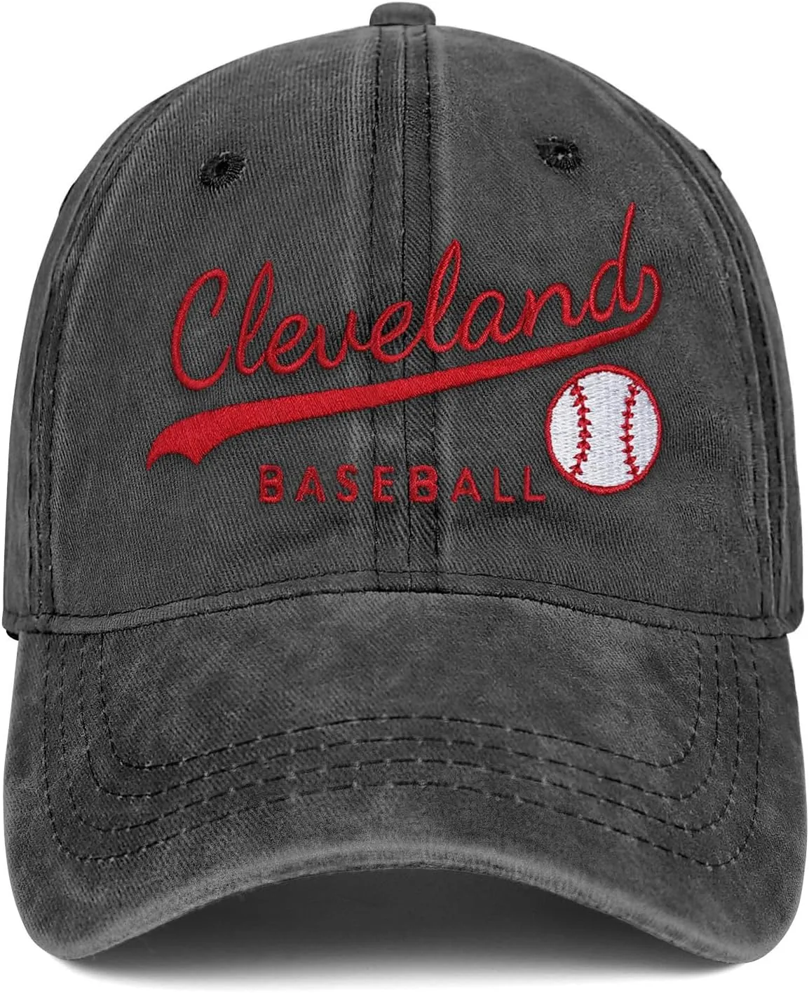 Cotton Baseball Hat Adjustable City Embroidered Unisex Cap for Men Women