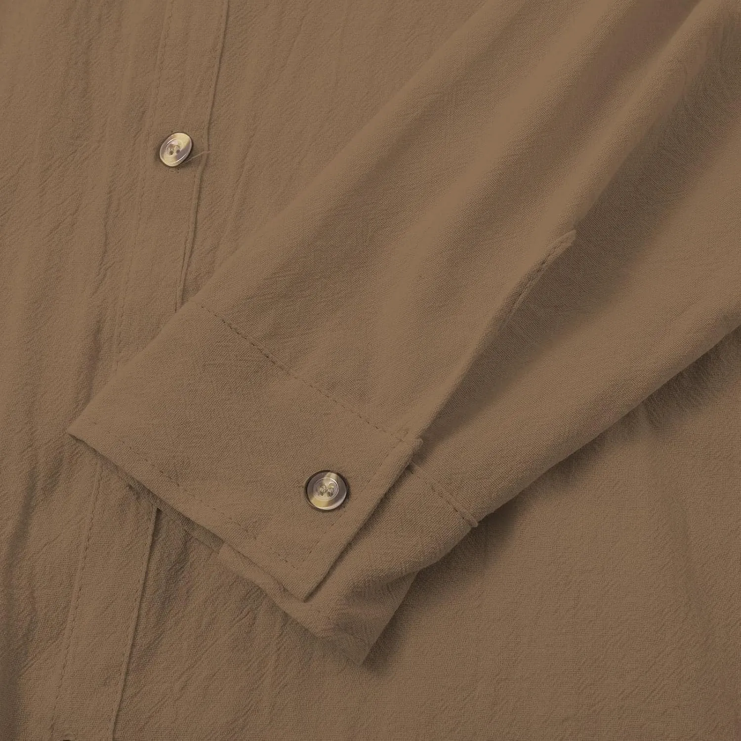Cotton Linen Shirts for Men Drawstring Button Long Sleeve Tops with Hood Casual Breathable Summer Beach Hoodie