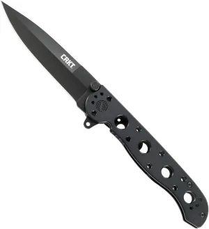 CRKT M16-03KS Folding Pocket Knife: Sandvik Steel Blade with Stainless Steel Handle, Carson Flipper Opening, and Frame Lock