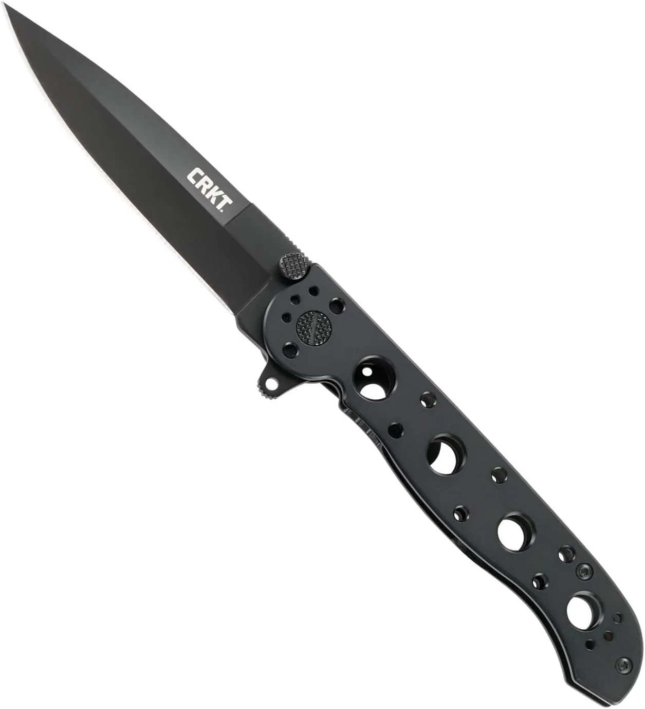 CRKT M16-03KS Folding Pocket Knife: Sandvik Steel Blade with Stainless Steel Handle, Carson Flipper Opening, and Frame Lock