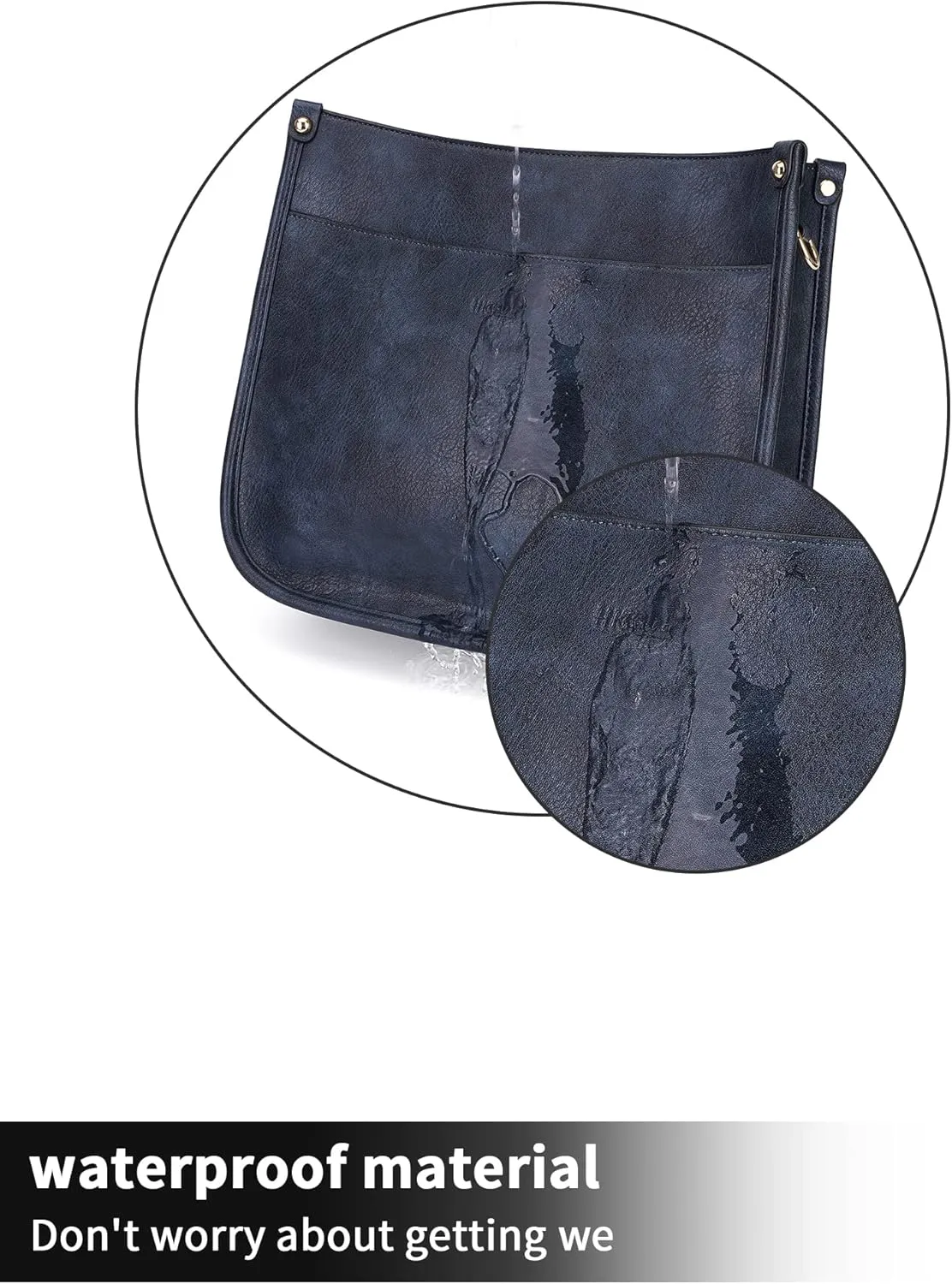 Crossbody Bag Women Vegan Leather Hobo Handbag Trendy Crossbody Shoulder Bag Purses For Women with 2 Adjustable Strap