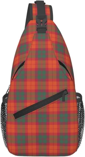 Crossbody Sling Backpack Clan MacNab Ancient Tartan Shoulder Chest Bag Daypack for Traveling Sport