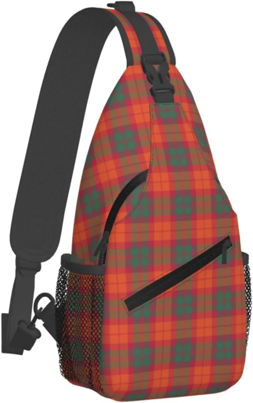 Crossbody Sling Backpack Clan MacNab Ancient Tartan Shoulder Chest Bag Daypack for Traveling Sport