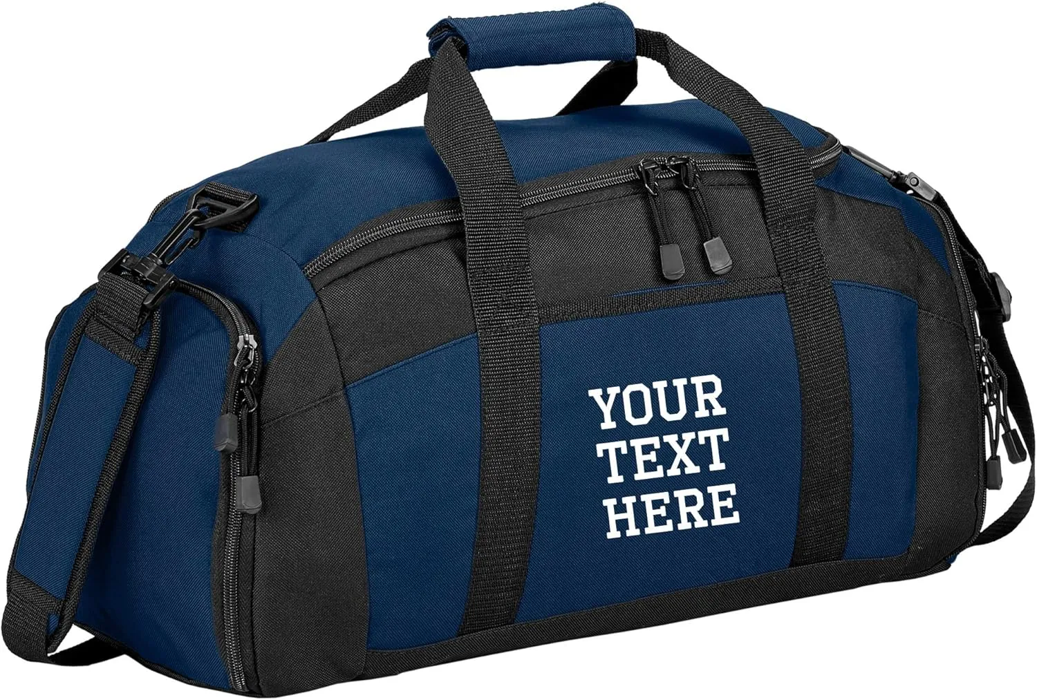 Custom Sport Duffel Bag for Men Women (Gym Bag) - Add Your Name - Personalized Weekender Bag for Overnight, Gym, Travel