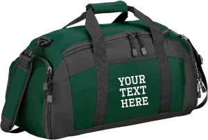 Custom Sport Duffel Bag for Men Women (Gym Bag) - Add Your Name - Personalized Weekender Bag for Overnight, Gym, Travel