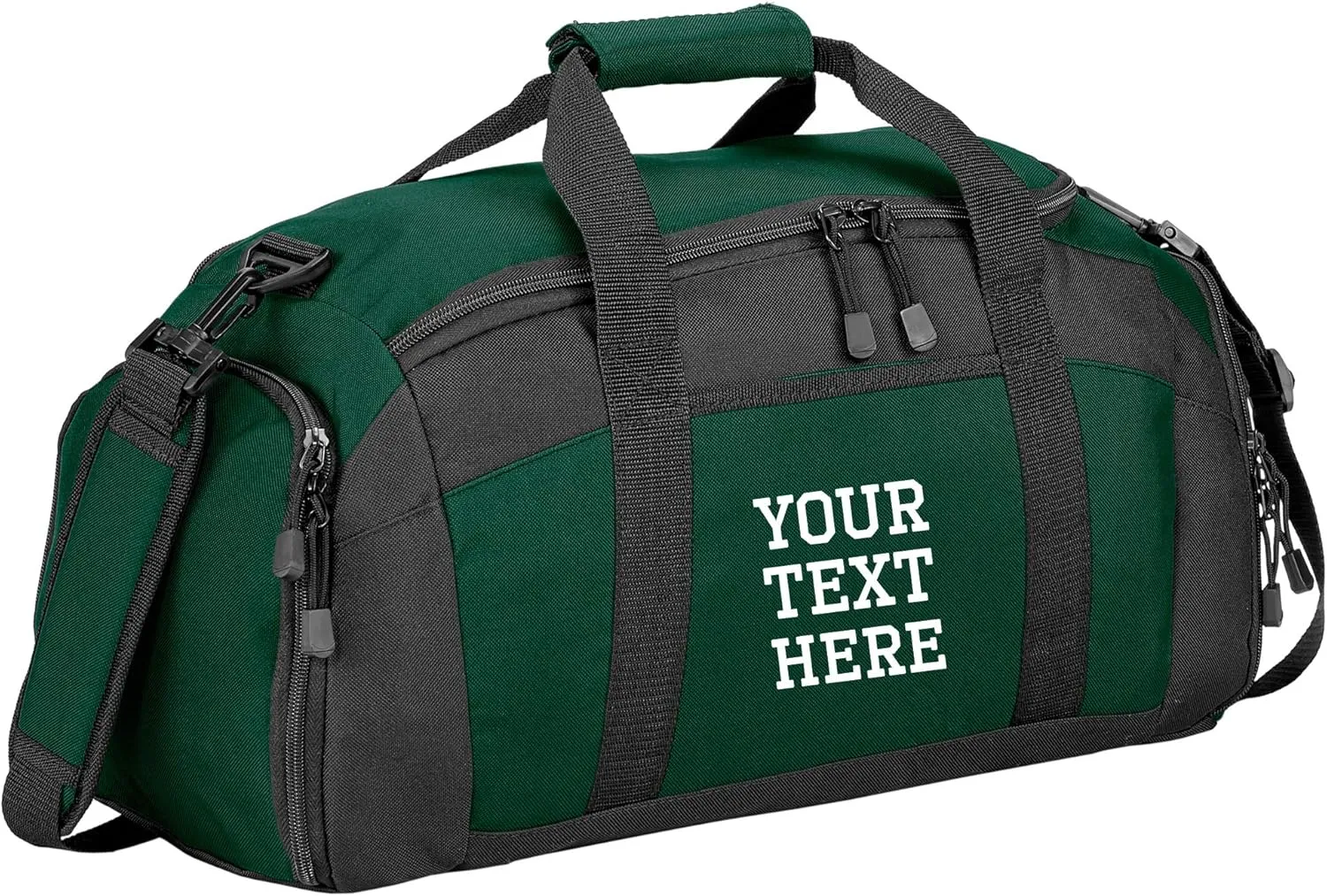Custom Sport Duffel Bag for Men Women (Gym Bag) - Add Your Name - Personalized Weekender Bag for Overnight, Gym, Travel